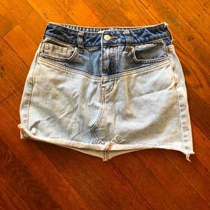 Pacsun jean mini skirt